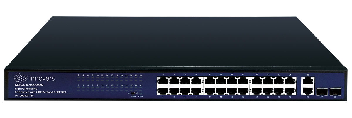 سوئیچ اینوورس مدل IN-10024GP-2C Rackmount1