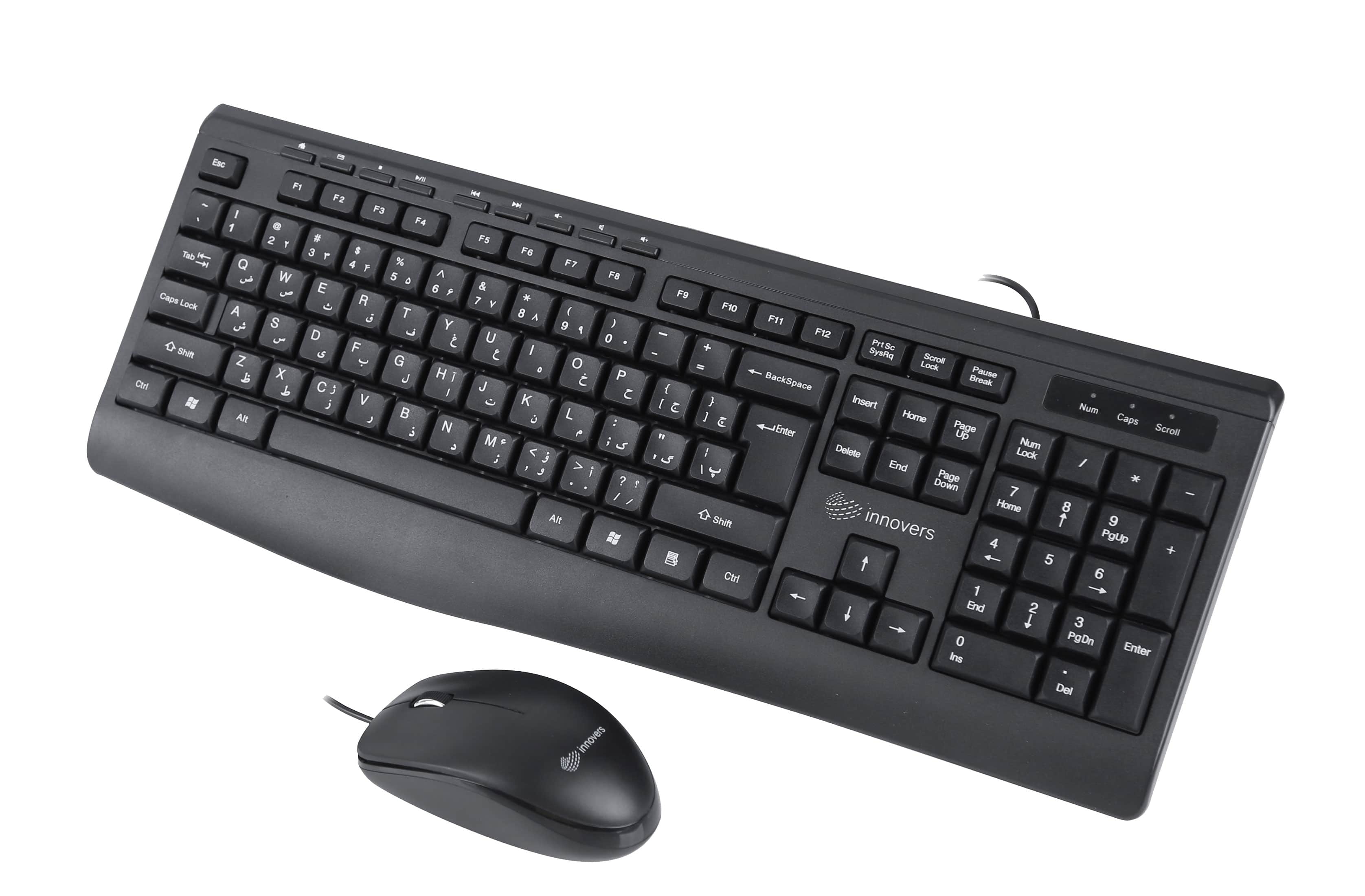 کیبورد و ماوس سیم دار اینوورس مدل IMK-680