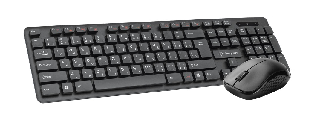 کیبورد و ماوس بی سیم اینوورس مدل IMK-241